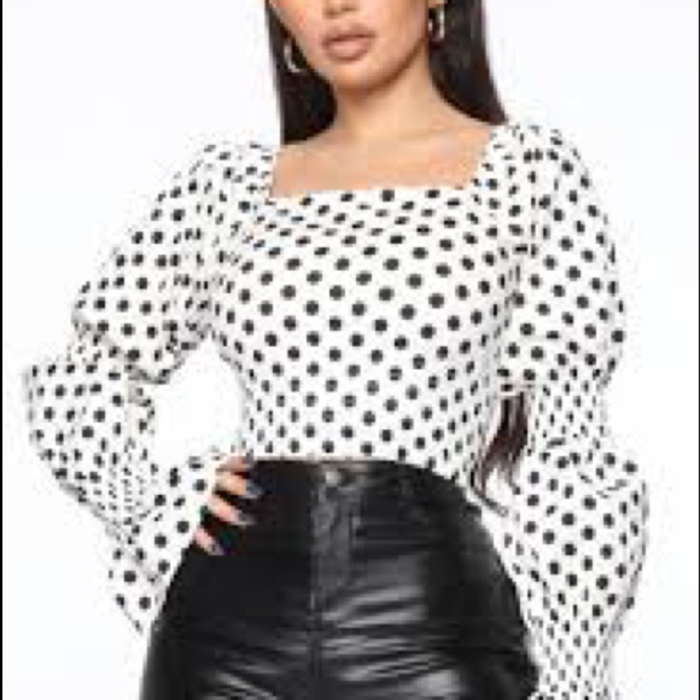 Fashionnova Polka Dot Top
